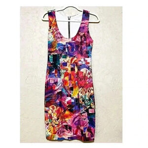 Naven Abstract Print Dress 